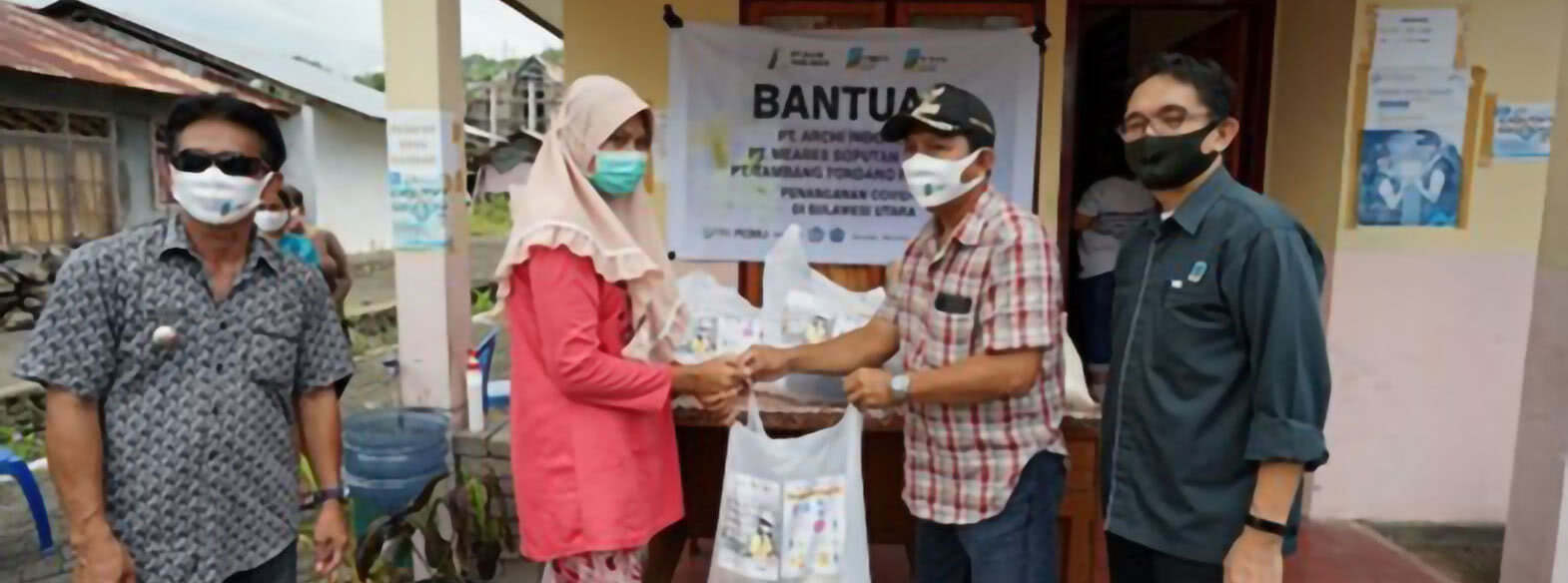 Rangkaian Bantuan Untuk Antisipasi Pandemi Covid-19 Bagi Masyarakat Sekitar Lingkar Tambang