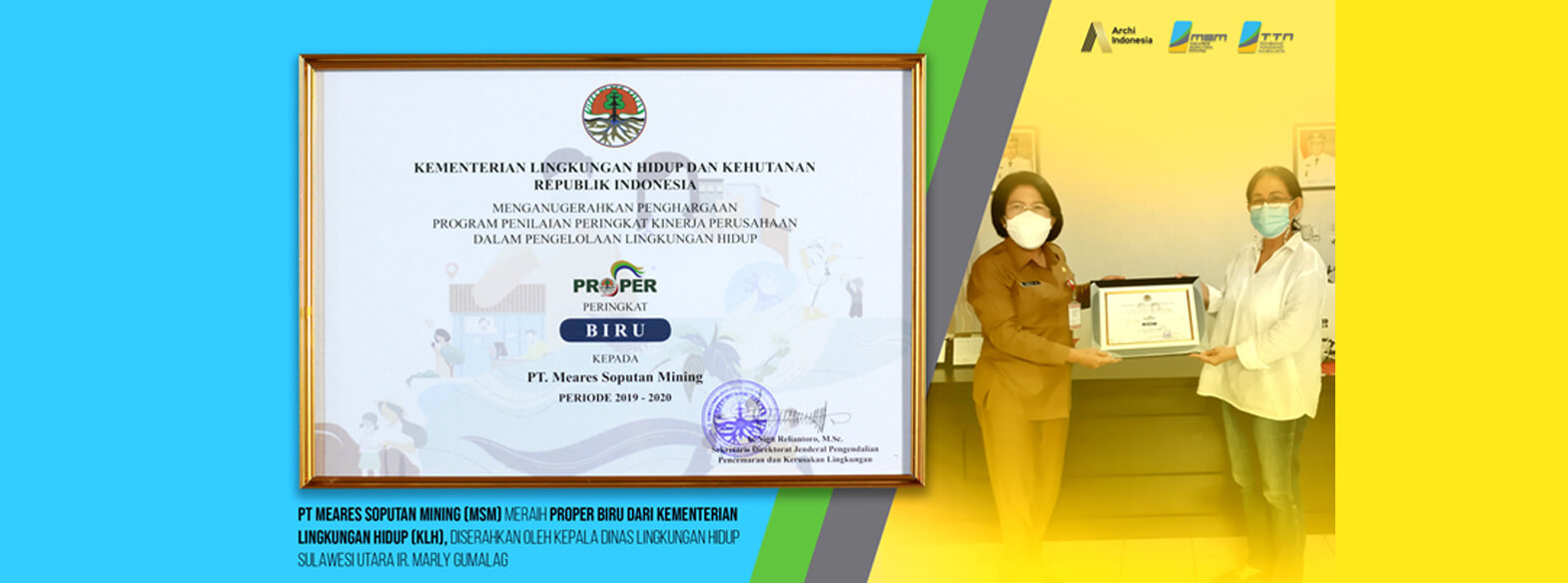 PT MSM Obtained PROPER BIRU from Ministry of Environment and Forestry of Republic Indonesia